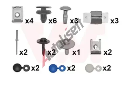 VAN WEZEL Montn sada - nraznk VAW 0925794, 0925794