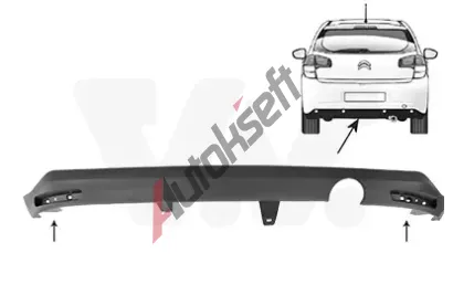 VAN WEZEL Spoiler VAW 0929507, 0929507  VAN WEZEL Spoiler VAW 0929507, 0929507