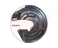 Ochrann plech proti neistotm brzdovho kotoue VAN WEZEL ‐ VAW 0961372