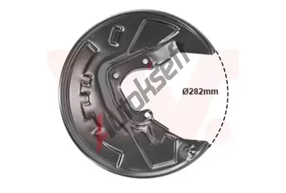 VAN WEZEL Ochrann plech proti neistotm brzdovho kotoue VAW 0965373, 0965373