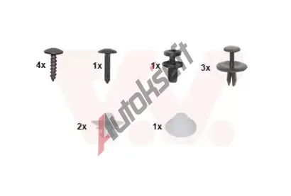 VAN WEZEL Montn sada - blatnk VAW 0969796, 0969796