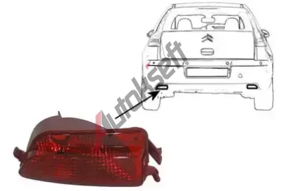 VAN WEZEL Zadn mlhovka VAW 0970929, 0970929