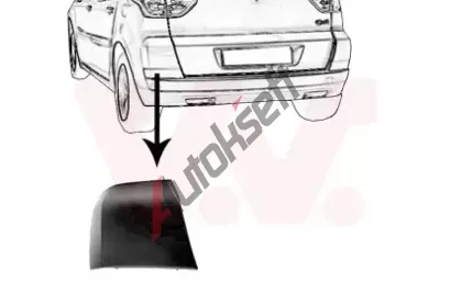 VAN WEZEL Ozdobná / ochranná lišta nárazníku VAW 0972551, 0972551 VAN WEZEL Ozdobná / ochranná lišta nárazníku VAW 0972551, 0972551