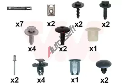 VAN WEZEL Montážní sada - blatník VAW 0975796, 0975796 VAN WEZEL Montážní sada - blatník VAW 0975796, 0975796