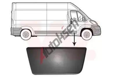 VAN WEZEL Ozdobn / ochrann lita dve VAW 0982404, 0982404