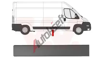 VAN WEZEL Ozdobn� / ochrann� li�ta bo�n� st�ny VAW 0982410, 0982410