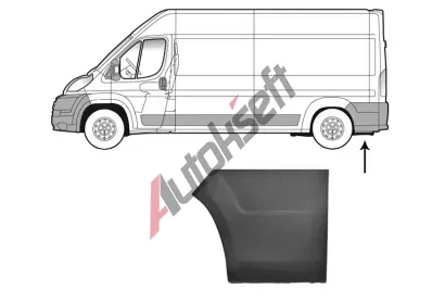 VAN WEZEL Ozdobn / ochrann lita bon stny VAW 0983409, 0983409