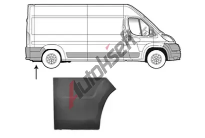 VAN WEZEL Ozdobn / ochrann lita bon stny VAW 0983410, 0983410