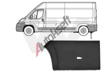 VAN WEZEL Ozdobn / ochrann lita bon stny VAW 0983419, 0983419