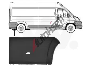 VAN WEZEL Ozdobn / ochrann lita bon stny VAW 0983420, 0983420