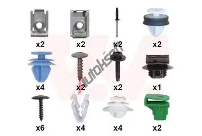 VAN WEZEL Montážní sada - nárazník VAW 0989793, 0989793 VAN WEZEL Montážní sada - nárazník VAW 0989793, 0989793
