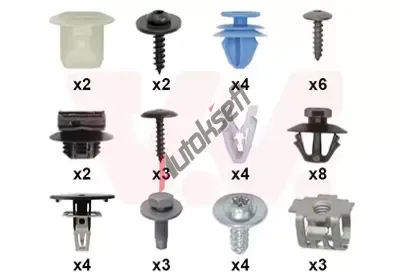 VAN WEZEL Montážní sada - nárazník VAW 0989794, 0989794 VAN WEZEL Montážní sada - nárazník VAW 0989794, 0989794