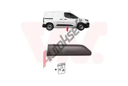 VAN WEZEL Ozdobn / ochrann lita dve VAW 0991404, 0991404