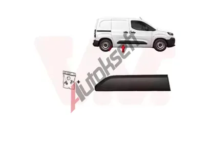 VAN WEZEL Ozdobn / ochrann lita dve VAW 0991426, 0991426