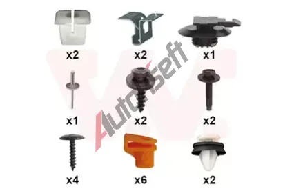 VAN WEZEL Montážní sada - nárazník VAW 0993793, 0993793 VAN WEZEL Montážní sada - nárazník VAW 0993793, 0993793