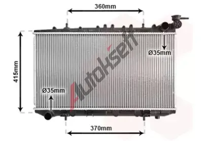 VAN WEZEL Chladi vody VAW 13002094, 13002094