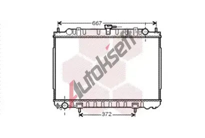 VAN WEZEL Chladi vody VAW 13002240, 13002240