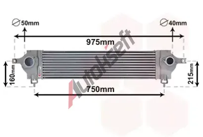 VAN WEZEL Chladi vzduchu intercooler VAW 13004333, 13004333