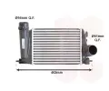 Chladi vzduchu intercooler VAN WEZEL ‐ VAW 13004451