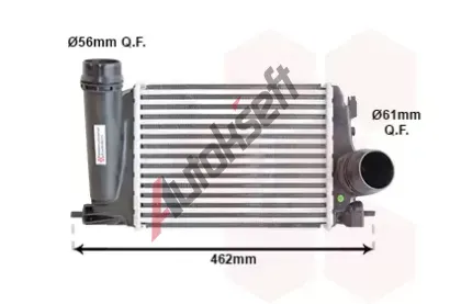 VAN WEZEL Chladi vzduchu intercooler VAW 13004451, 13004451
