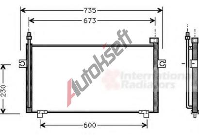 VAN WEZEL Kondenztor - klimatizace VAW 13005197, 13005197