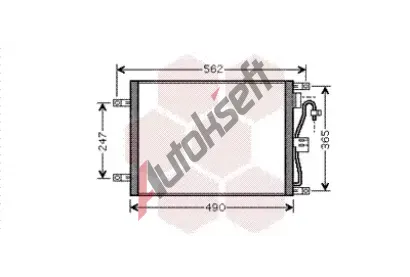 VAN WEZEL Kondenztor - klimatizace VAW 13005252, 13005252