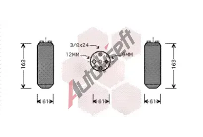 VAN WEZEL Surna klimatizace VAW 1300D058, 1300D058