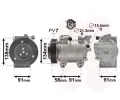 Kompresor klimatizace VAN WEZEL ‐ VAW 1300K344