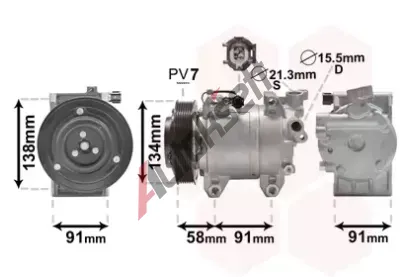 VAN WEZEL Kompresor klimatizace VAW 1300K344, 1300K344