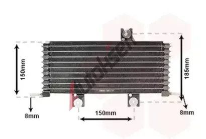 VAN WEZEL Chladič oleje automatické převodovky VAW 13013711, 13013711 VAN WEZEL Chladič oleje automatické převodovky VAW 13013711, 13013711