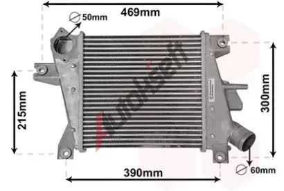 VAN WEZEL Chladi vzduchu intercooler VAW 13014702, 13014702