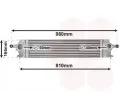 Chladi vzduchu intercooler VAN WEZEL ‐ VAW 13014707