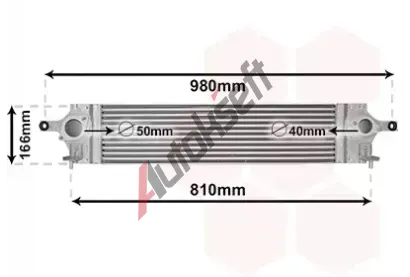 VAN WEZEL Chladi vzduchu intercooler VAW 13014707, 13014707