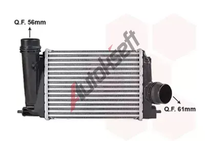 VAN WEZEL Chladič vzduchu intercooler VAW 13014721, 13014721 VAN WEZEL Chladič vzduchu intercooler VAW 13014721, 13014721