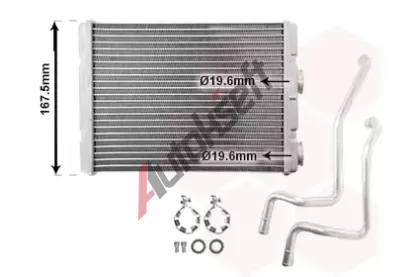 VAN WEZEL Vmnk tepla vnitnho vytpn VAW 13016701, 13016701