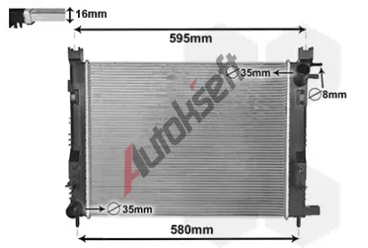 VAN WEZEL Chladi vody VAW 15002007, 15002007