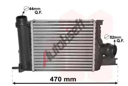 VAN WEZEL Chladi vzduchu intercooler VAW 15004013, 15004013