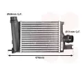 Chladi vzduchu intercooler VAN WEZEL ‐ VAW 15004642