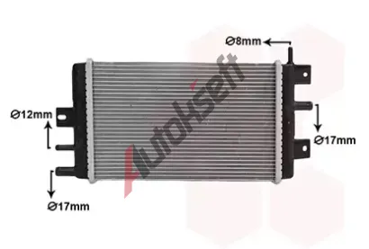 VAN WEZEL Chladi� vody VAW 15012703, 15012703