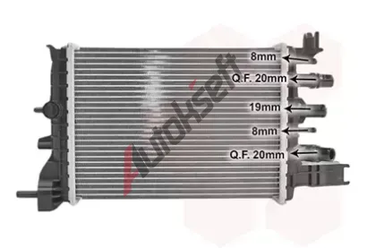 VAN WEZEL Chladič vzduchu intercooler VAW 15014702, 15014702 VAN WEZEL Chladič vzduchu intercooler VAW 15014702, 15014702