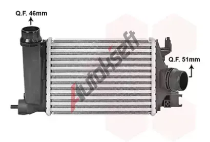 VAN WEZEL Chladi� vzduchu intercooler VAW 15014703, 15014703
