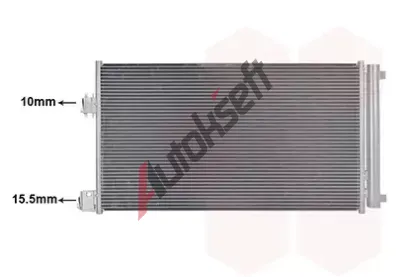 VAN WEZEL Kondenzátor klimatizace VAW 15015702, 15015702 VAN WEZEL Kondenzátor klimatizace VAW 15015702, 15015702