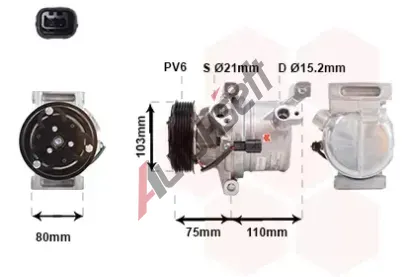 VAN WEZEL Kompresor klimatizace VAW 1501K702, 1501K702