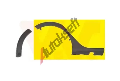 VAN WEZEL Rozšíření blatníku VAW 1507526, 1507526 VAN WEZEL Rozšíření blatníku VAW 1507526, 1507526