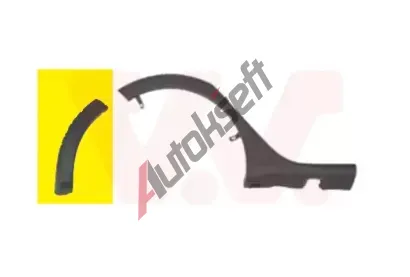 VAN WEZEL Rozšíření blatníku VAW 1507528, 1507528 VAN WEZEL Rozšíření blatníku VAW 1507528, 1507528