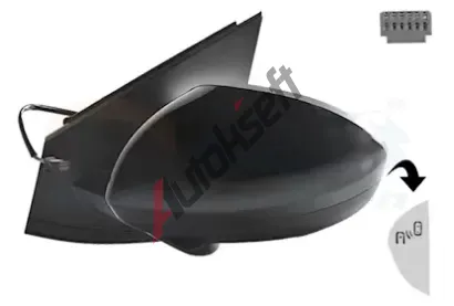 VAN WEZEL Vnější zpětné zrcátko * HAGUS * VAW 1510817, 1510817 VAN WEZEL Vnější zpětné zrcátko * HAGUS * VAW 1510817, 1510817