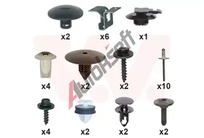 VAN WEZEL Montážní sada - nárazník VAW 1528793, 1528793 VAN WEZEL Montážní sada - nárazník VAW 1528793, 1528793