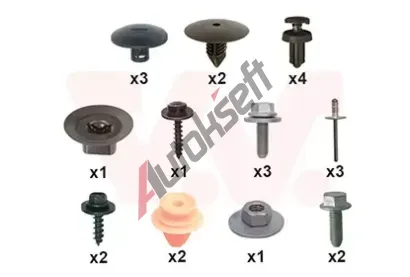 VAN WEZEL Montážní sada - blatník VAW 1528796, 1528796 VAN WEZEL Montážní sada - blatník VAW 1528796, 1528796