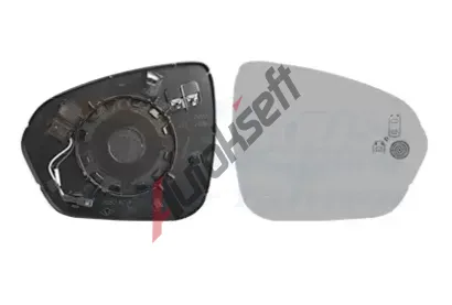 VAN WEZEL Sklo do vnjho zrctka * HAGUS * VAW 1557836, 1557836