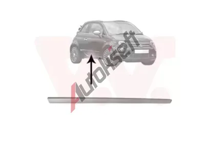 VAN WEZEL Ozdobn / ochrann lita dve VAW 1604428, 1604428